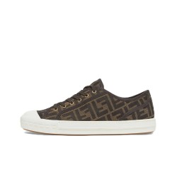 FENDI Domino Ff Lop Top Brown