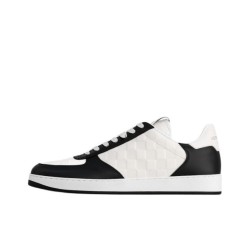 LOUIS VUITTON Rivoli Low Top Skateboard Black White