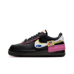 Nike Air Force 1 Low Shadow Removable Patches Black Pink