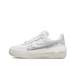 Nike Air Force 1 PLT.AF.ORM Summit White Metalic Silver